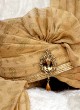 Golden Wedding Turban And Dupatta